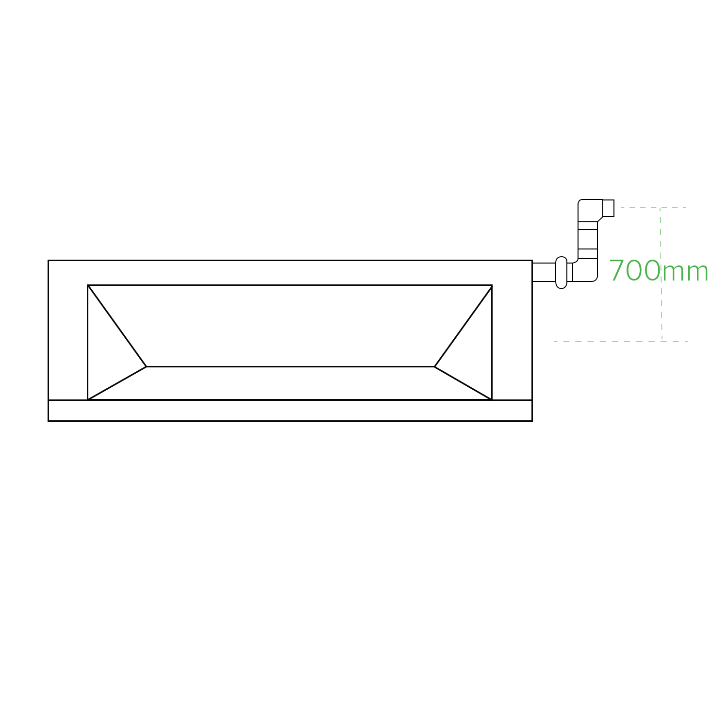 High lift-up drain pump