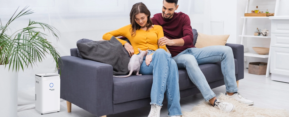 Υψηλής απόδοσης αφυγραντήρας MyCond Roomer Smart 25 για οικιακή χρήση.