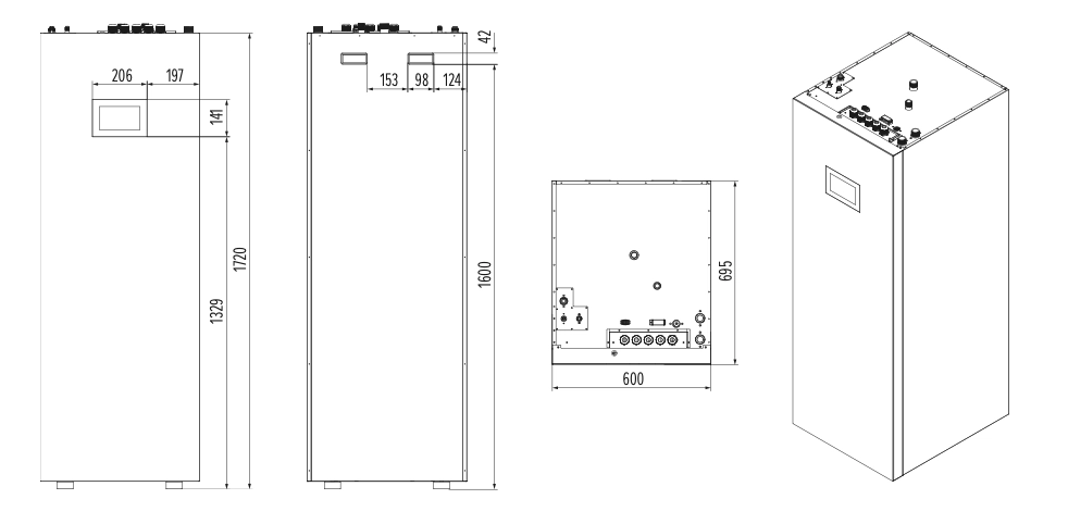 MyCond BeeSmart All-in-One Διαστάσεις - 1
