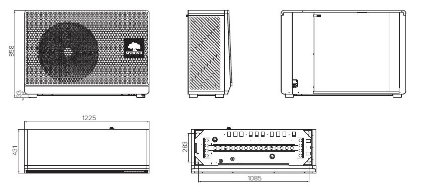 MyCond BeeSmart All-in-One Διαστάσεις - 3