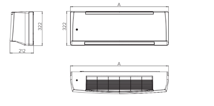MyCond FHW Επίτοιχες μονάδες fan coil με έλεγχο Modbus για έξυπνο οικιακό αυτοματισμό.