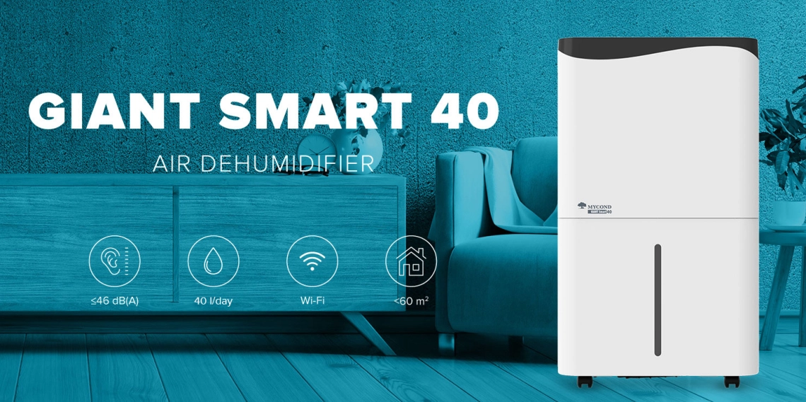 Αφυγραντήρας MyCond Giant Smart series για οικιακούς χώρους.