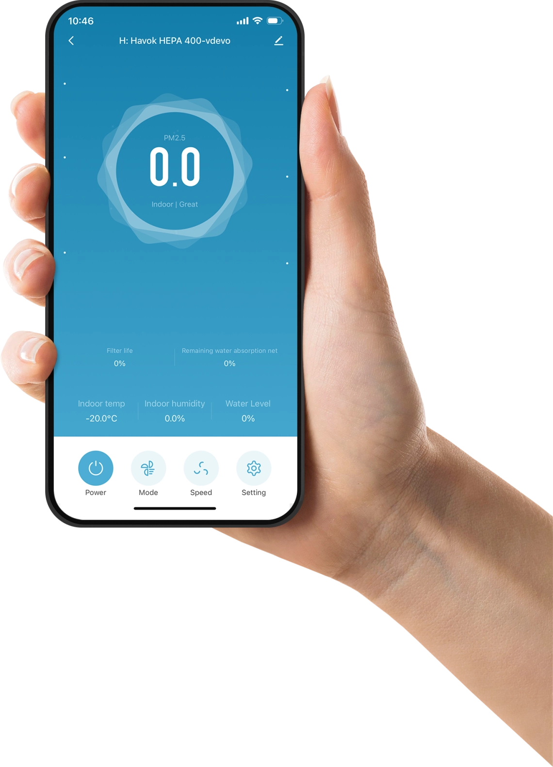 MyCond H:HAVOK HEPA 400 Ενσωματωμένο Wi-Fi για έλεγχο