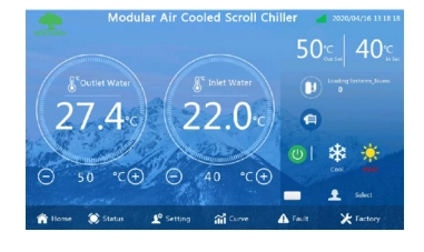 Πίνακας ελέγχου MyCond Inverter MCU-YHI