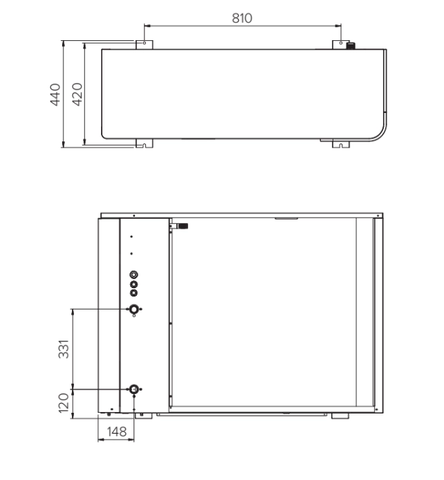 Συνολικές διαστάσεις MyCond MBasic - 4