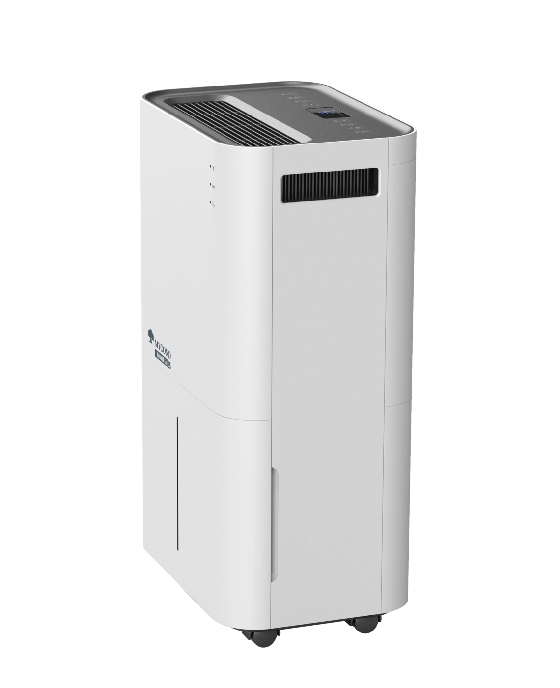 MyCond Roomer Eco 25 Συμπαγής αφυγραντήρας χώρου με σύγχρονο πίνακα ελέγχου.