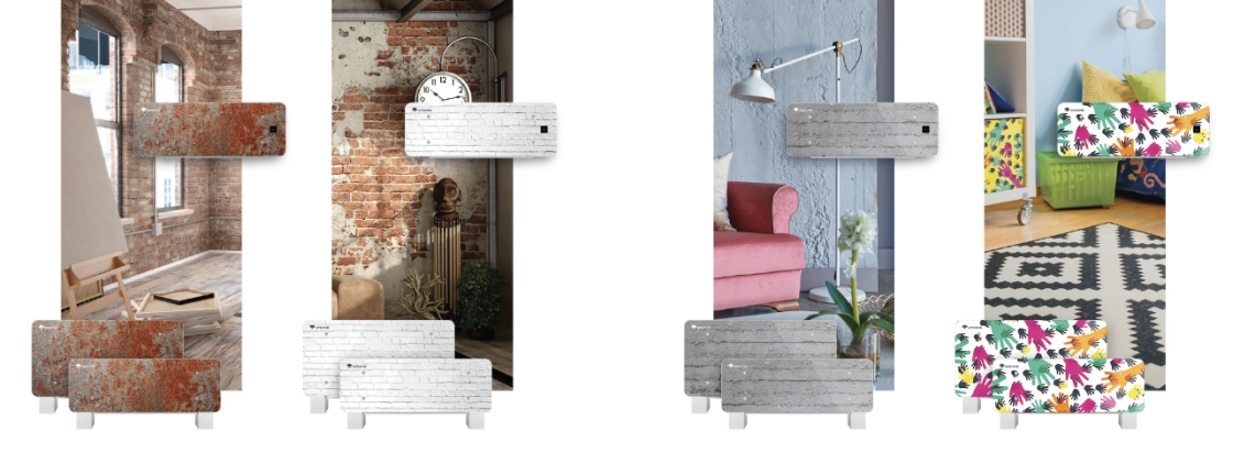 MyCond Silver Glass Wall Εξαιρετικά λεπτή μονάδα fan coil σχεδιασμένη για αθόρυβη λειτουργία και μοντέρνα αισθητική.