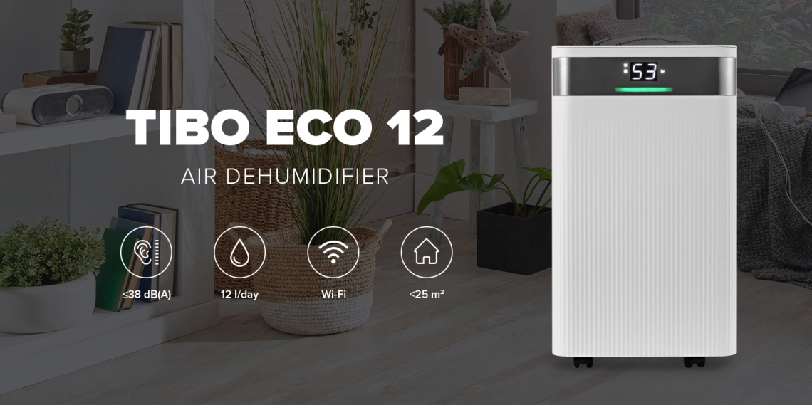MyCond TIBO Eco 12 Συμπαγής φιλικός προς το περιβάλλον αφυγραντήρας αέρα οικιακής χρήσης.