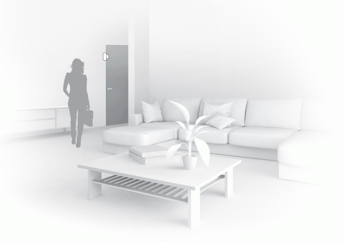 MyCond Zigbee αισθητήρας πόρτας παρακολούθησης της οικιακής ασφάλειας.