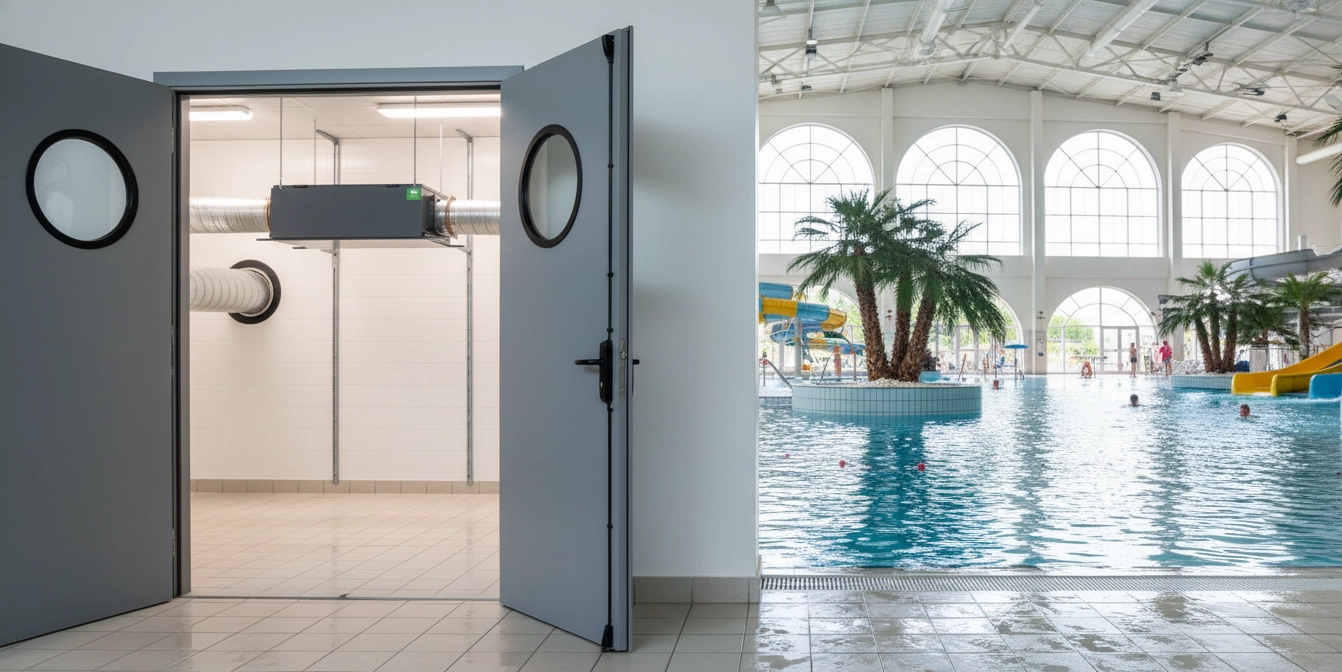 Καναλίσιο αφυγραντήρας για πισίνες, προστασία εξοπλισμού από διάβρωση Mycond MSHAC