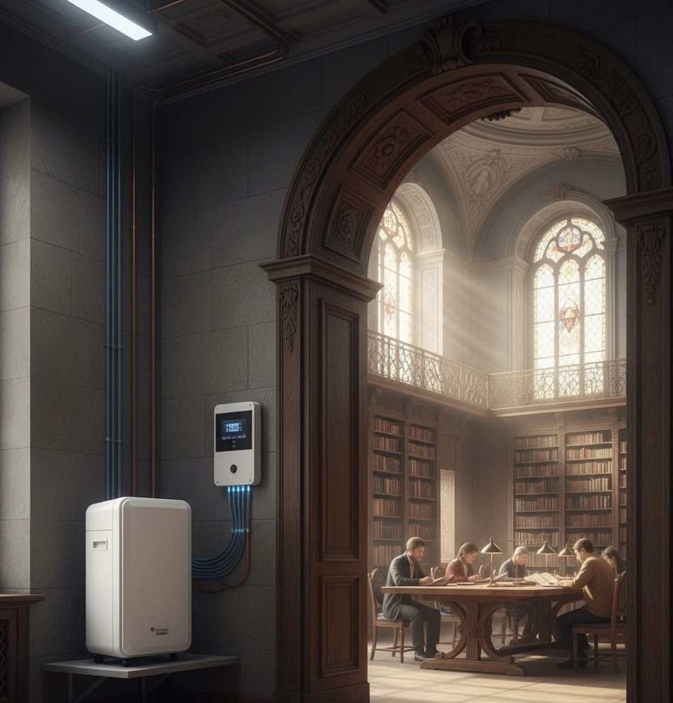 Αφυγραντήρας για το μπάνιο με αντιψυκτική λειτουργία για σταθερή απόδοση Mycond Roomer Smart 12