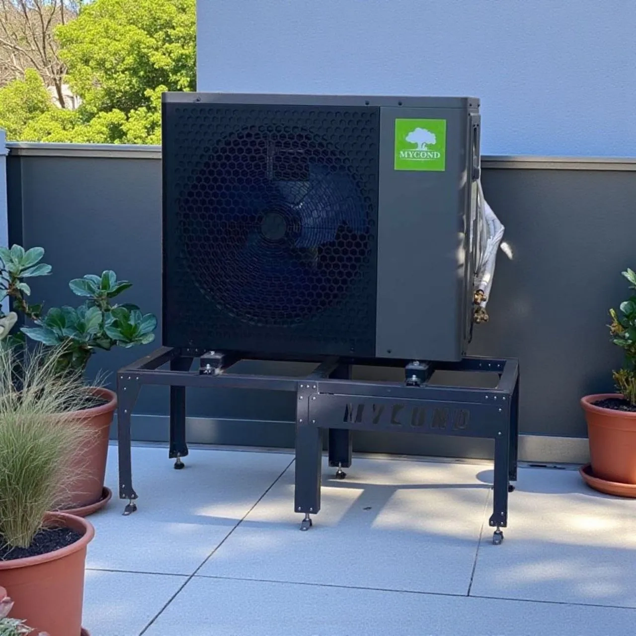 Οικογενειακή κατοικία με αντλίες θερμότητας Mycond Split σειρά BeeHeat