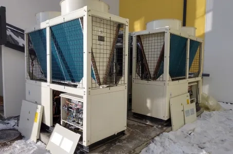 Εμπορικό σύστημα κλιματισμού λιανικής που τροφοδοτείται από την Αντλία Θερμότητας Mycond Modular