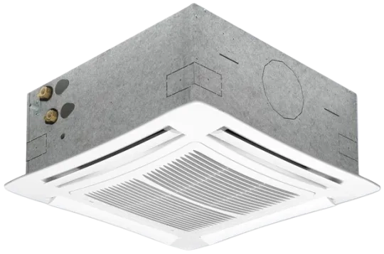 Μονάδα fan coil τύπου κασέτας τεσσάρων κατευθύνσεων σειρά TopLine